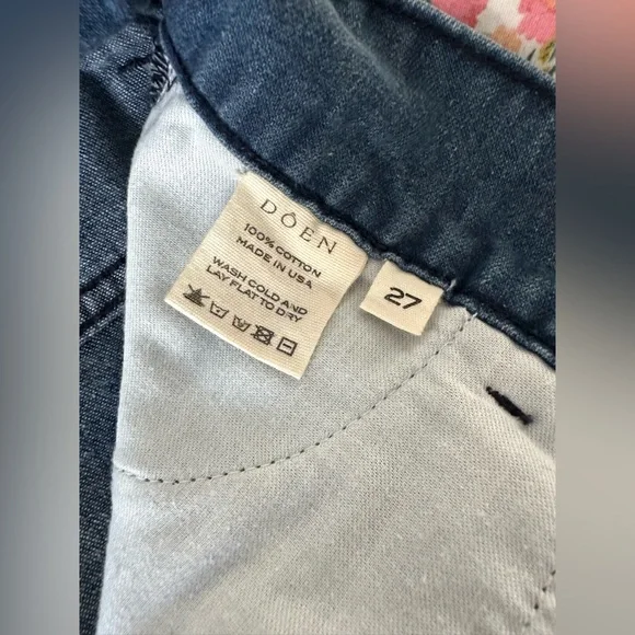 Doen Blue Wide Leg Jeans - Picture 6 of 11